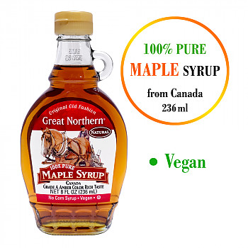 100% tīrs, dabīgs Kļavu sīrups no Kanādas, 100% Pure Maple Syrup, 236ml