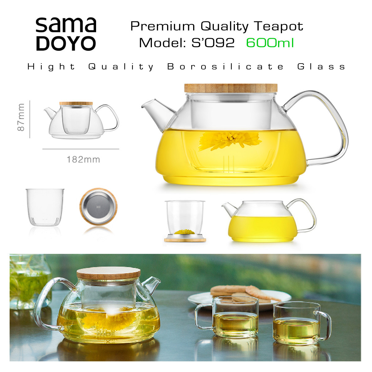 Premium Quality Teapot S092 Чайник