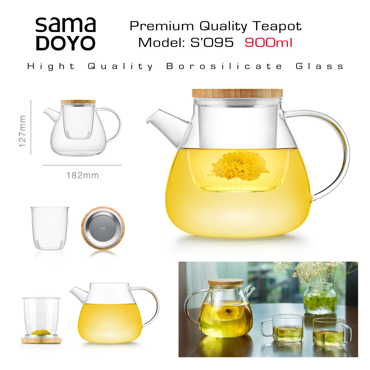 Premium Quality Teapot S095 Tējkanna