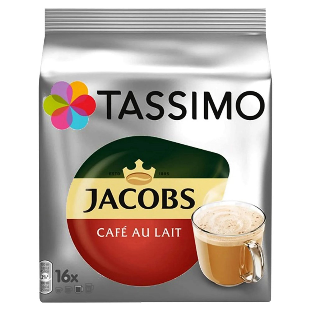Tassimo Cafe au Lait 16 gab. Kafijas kapsulās