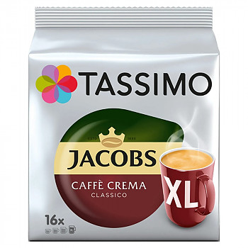 Tassimo Caffe Crema Classico XL 16 gab. Kafijas kapsulās