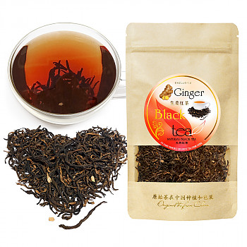 Mao Feng Ginger 50gr. Melnā tēja