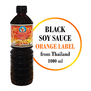 Black Soy Sauce Orange Label 1000ml. Mērce