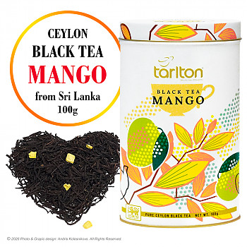 Ceylon Mango melnā tēja100 gr. Melnā tēja