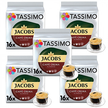 Tassimo Caffe Crema Classico 80gab. Kafijas kapsulās