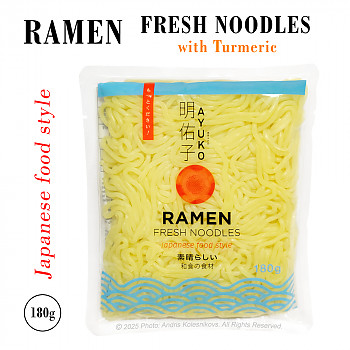 Ramen Fresh Noodles 180gr. Nūdeles, Rīsi, Graudaugi