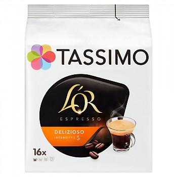 Tassimo Espresso Delizioso 16 gab. Kafijas kapsulās