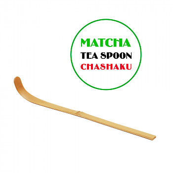 Matcha tējas bambusa karotīte (Chashaku) Matcha tēja