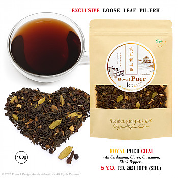 Royal Loose Leaf Puer CHAI (Shu) 5Y.O., 100g Puer tēja