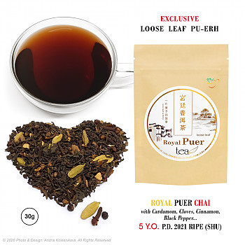 Royal Loose Leaf Puer CHAI (Shu) 5Y.O., 30g Puer tēja