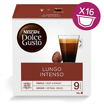 Dolce Gusto Lungo Intenso 16 gab. Kafijas kapsulas