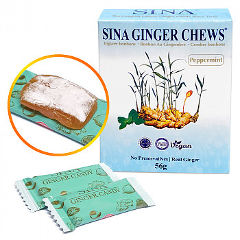 Ginger-Peppermint Chews 56gr. Saldumi