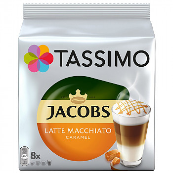 Tassimo Caramel Latte Macchiato 8+8gab. Kafijas kapsulās