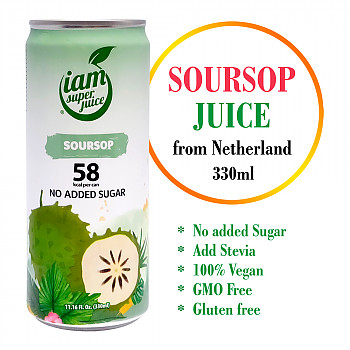 Soursop Juice (30%) 330ml.