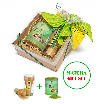 Gift1 (Matcha 80gr., bambusa slotiņa). Matcha tēja