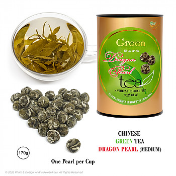 Dragon Medium Pearl Green tea 170 gr. Zaļā tēja