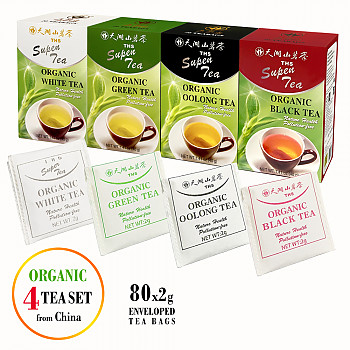 Organic Teas from China 80 x 2 gr. Tējas maisiņi