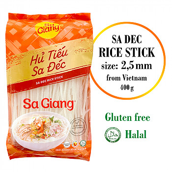 Sa Dec Rice Stick 400gr. Nūdeles, Rīsi, Graudaugi