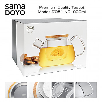 Premium Quality Teapot S051ND 900ml. Tējkanna