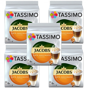 Tassimo Caramel Latte Macchiato 40+40gab. Kafijas kapsulās
