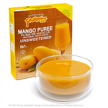 Mango Puree, Mango biezenis (dabīgs, nesaldināts) 500g