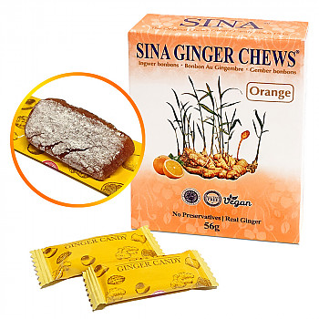 Ginger-Orange Chews 56gr. Saldumi