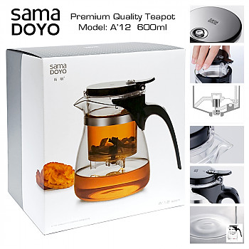Premium Quality Teapot A12 600ml. Tējkanna