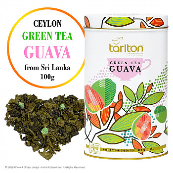 Ceylon Guava zaļā tēja 100 gr. Zaļā tēja