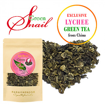 Green Snail Lychee 50 gr. Zaļā tēja