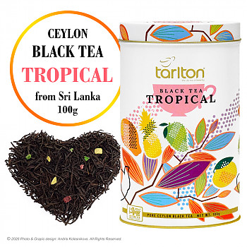 Ceylon Tropical melnā tēja100 gr. Melnā tēja