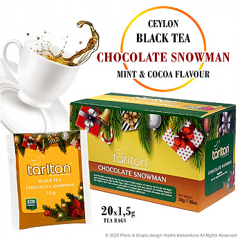Ceylon Chocolate Snowman 20 x 1.5 gr. Tējas maisiņi